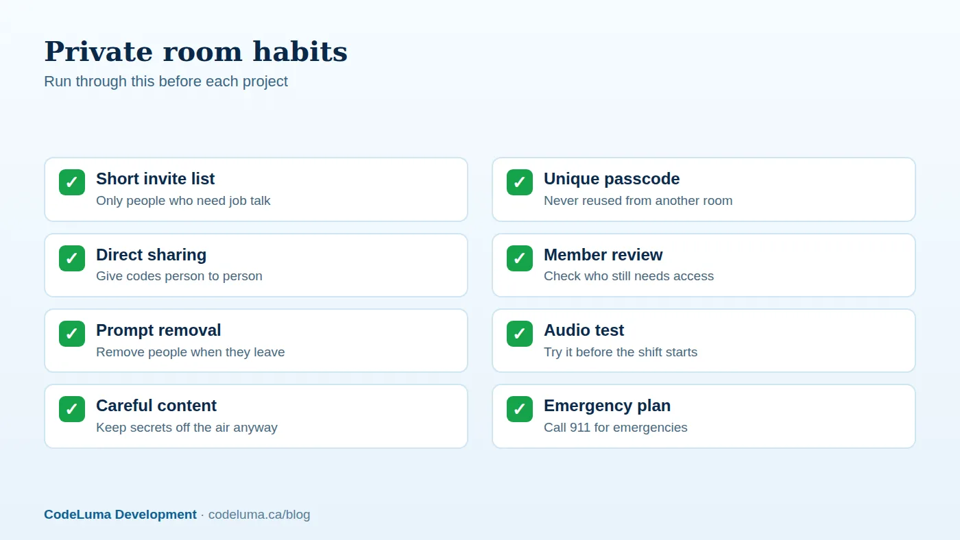 Good habits matter as much as the technology.